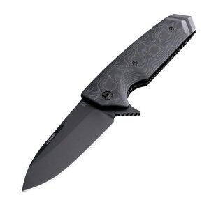 Нож складной Hogue EX-02 Spear Point, сталь 154CM, рукоять стеклотекстолит G-Mascus, серый