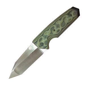Нож складной Hogue EX-02 Tanto, сталь 154CM, рукоять G-Mascus, серо-зеленый