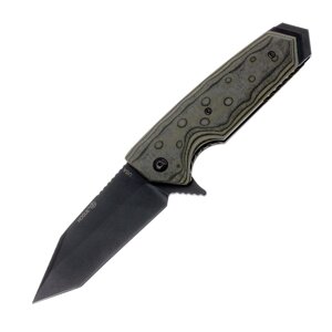 Нож складной Hogue EX-02 Tanto, сталь 154CM, рукоять стеклотекстолит G-Mascus, коричневый