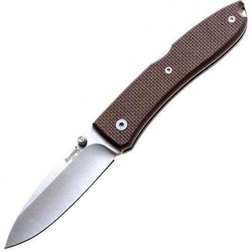 Нож складной Lionsteel Big Opera 8810 SN, сталь D2, рукоять G-10, коричневый от компании Admi - фото 1