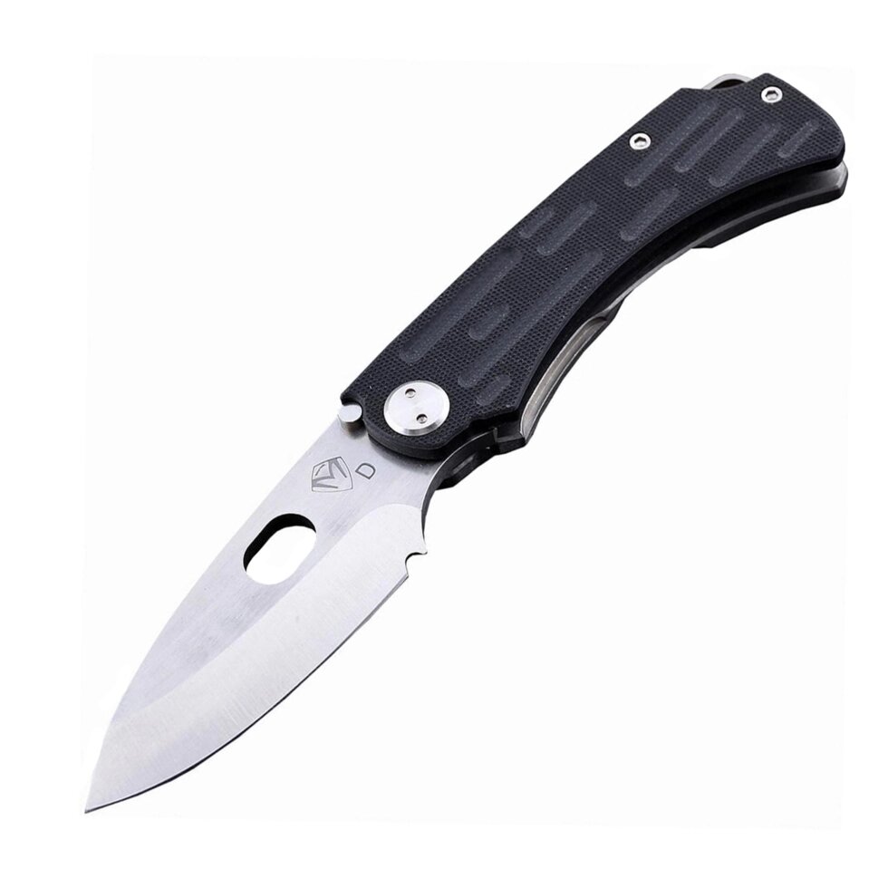 Нож складной Medford Colonial G, сталь D2, рукоять стеклотекстолит G-10, чёрный от компании Admi - фото 1