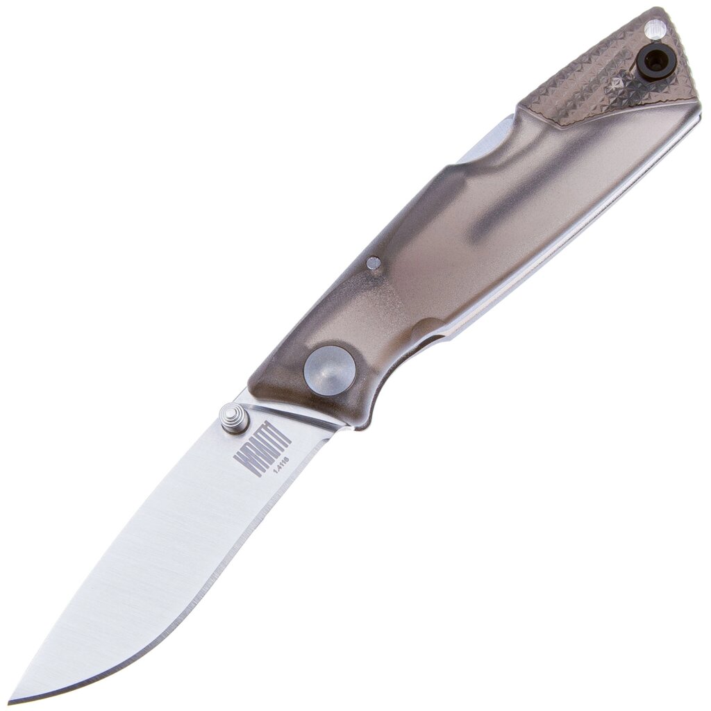 Нож складной Ontario Wraith Ice Series Smoke, сталь 1.4116, рукоять ABS-пластик, black gray от компании Admi - фото 1