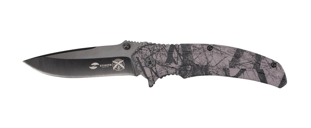 Нож складной Stinger FK-019STR-CA, сталь 3Cr13, рукоять алюминий от компании Admi - фото 1