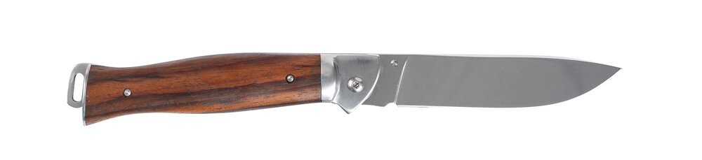 Нож складной Stinger FK-9903, сталь 3Cr13, рукоять древесина красного дерева от компании Admi - фото 1