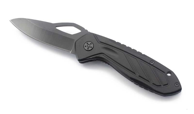 Нож складной Stinger FK-A136, сталь 420, алюминий от компании Admi - фото 1