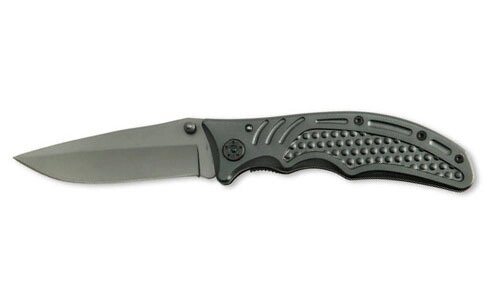 Нож складной Stinger YD-7918EY, сталь 420, алюминий от компании Admi - фото 1
