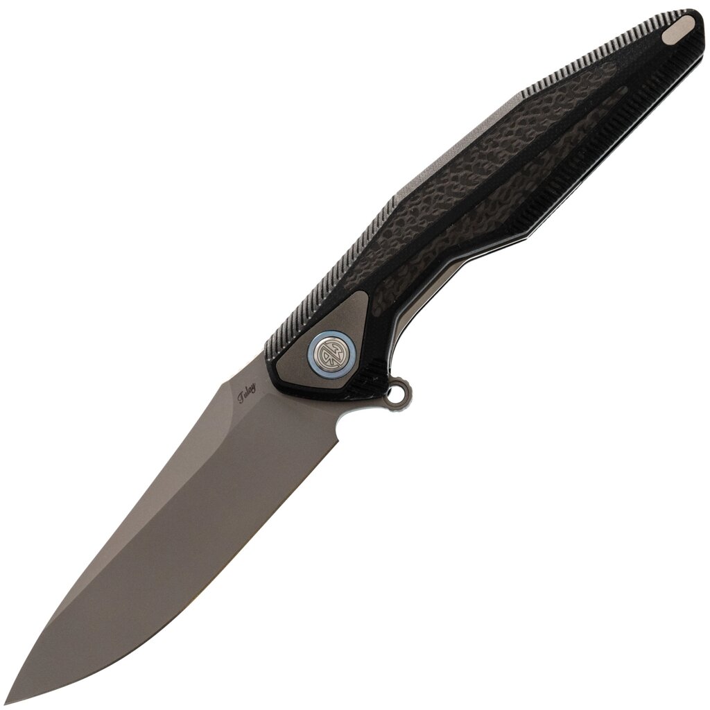 Нож складной Tulay Rikeknife, сталь 154CM, Black G10/Carbon Fiber от компании Admi - фото 1