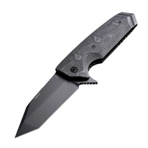 Нож складной туристический Hogue EX-02 Tanto, сталь 154CM, рукоять стеклотекстолит G-Mascus, чёрный