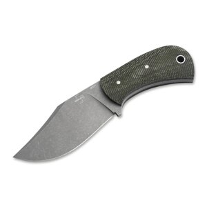 Нож скрытого ношения с фиксированным клинком Boker Plus Mad Man, сталь D2, рукоять микарта