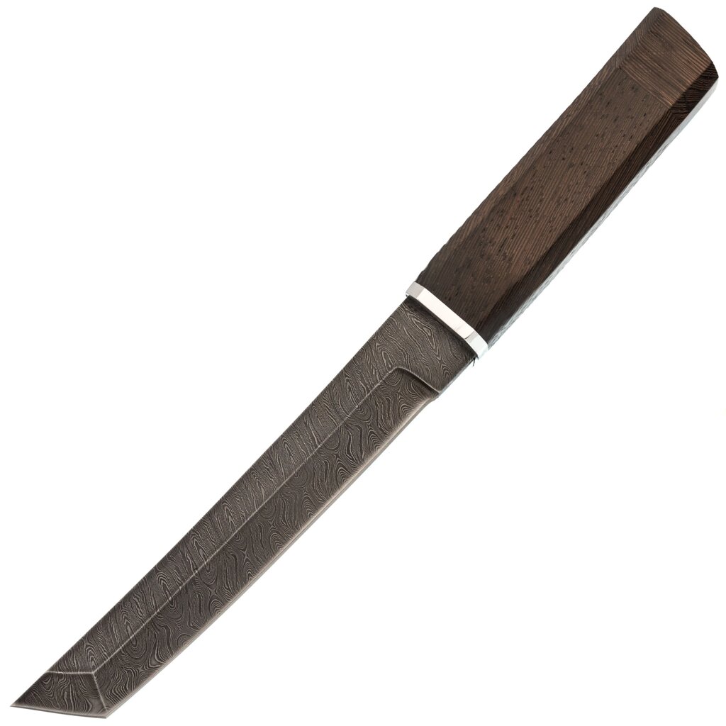 Нож Танто, сталь дамаск, рукоять венге от компании Admi - фото 1
