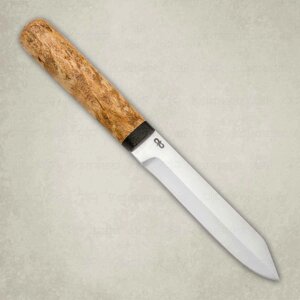 Нож туристический АиР "Засапожный-2", сталь 100х13м, рукоять карельская береза