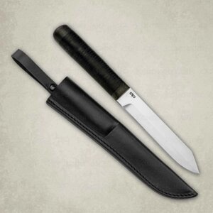 Нож туристический АиР "Засапожный-2", сталь 100х13м, рукоять кожа