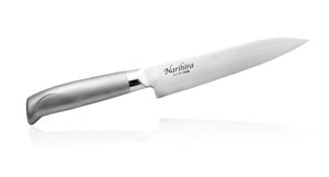 Нож Универсальный Narihira Tojiro, 150 мм, сталь AUS-8, стальная рукоять