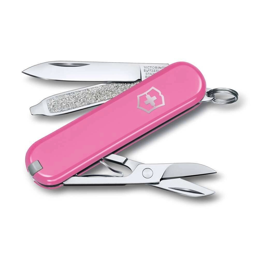 Нож Victorinox Classic SD Colors, Cherry Blossom (0.6223.51G) розовый, 7 функций 58мм от компании Admi - фото 1