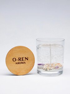 O-REN AROMA Свеча ароматическая гелевая техасский кедр 250