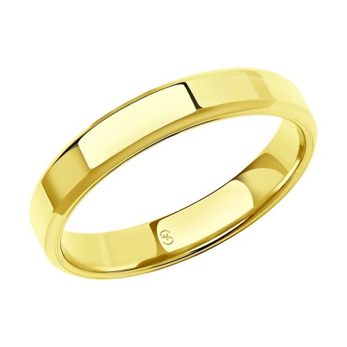 Обручальное кольцо SOKOLOV из желтого золота