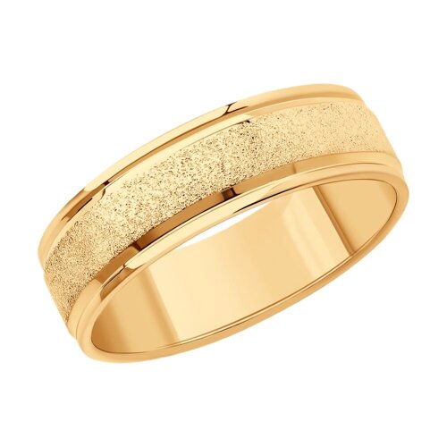 Обручальное кольцо SOKOLOV из золота, с алмазной гранью