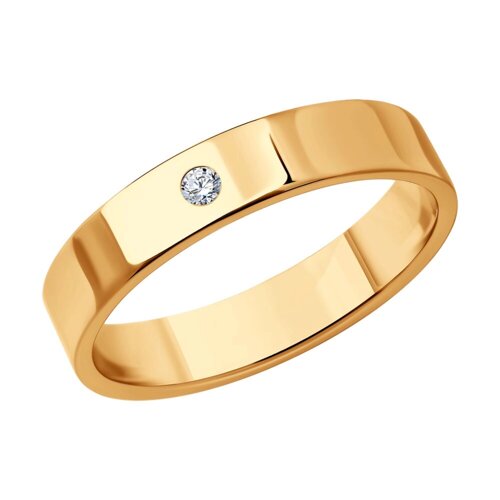 Обручальное кольцо SOKOLOV из золота с бриллиантом