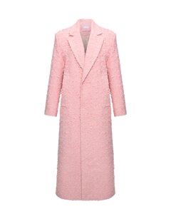 Однобортное пальто, розовое ALINE