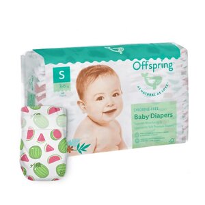 Offspring подгузники, S 3-7 кг арбузы 48