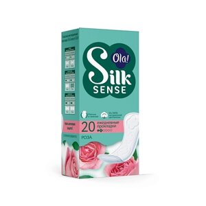 OLA! Silk Sense DAILY DEO Ежедневные мягкие прокладки, аромат Бархатная роза 20.0