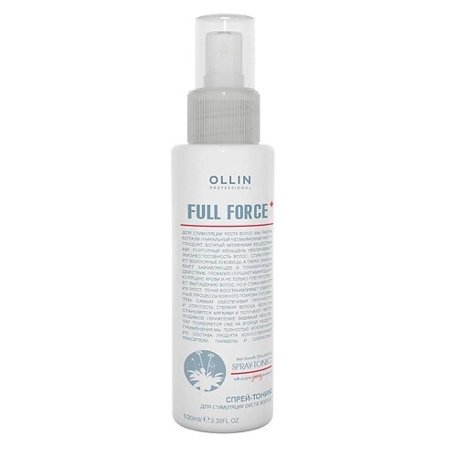 OLLIN PROFESSIONAL Спрей-тоник для стимуляции роста волос с экстрактом женьшеня OLLIN FULL FORCE от компании Admi - фото 1