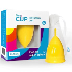 ONECUP Менструальная чаша Classic желтая размер S