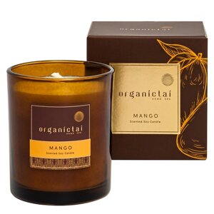 Organictai ароматическая соевая свеча манго 180.0
