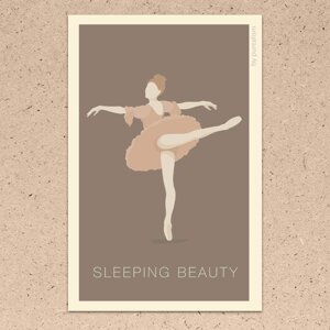 Открытка «Спящая красавица»
