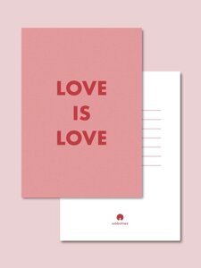 Открытка Subbotnee «Love is love»