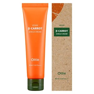 OTTIE Укрепляющий крем на основе гидролата органической моркови Ottie Vegan Beta-Carrot Shield Cream 60.0