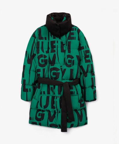 Пальто оверсайз зеленое GLVR (M)