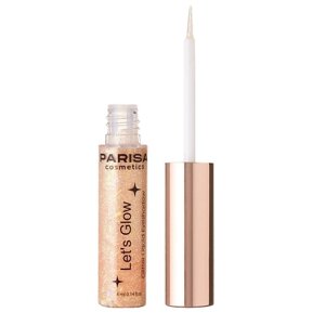 PARISA COSMETICS Тени жидкие для век с глиттером Let's Glow EL-101