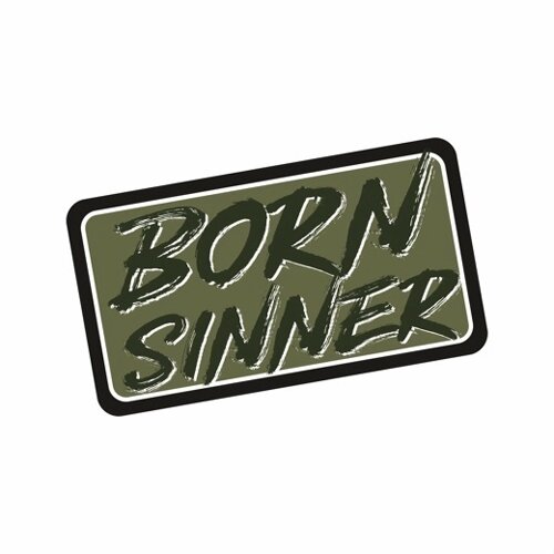 Патч Federkamm "Born sinner"