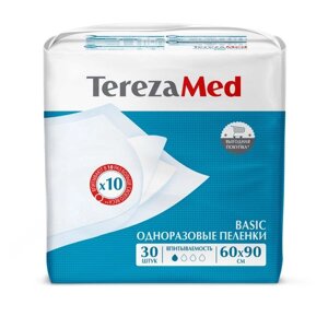 Пеленки одноразовые Basic TerezaMed 60х90см 30шт