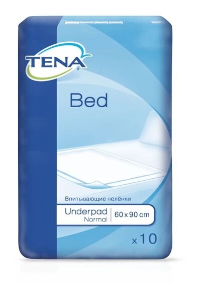 Пеленки (простыни) Tena (Тена) Bed Underpad Normal 60х90см. 10шт. от компании Admi - фото 1