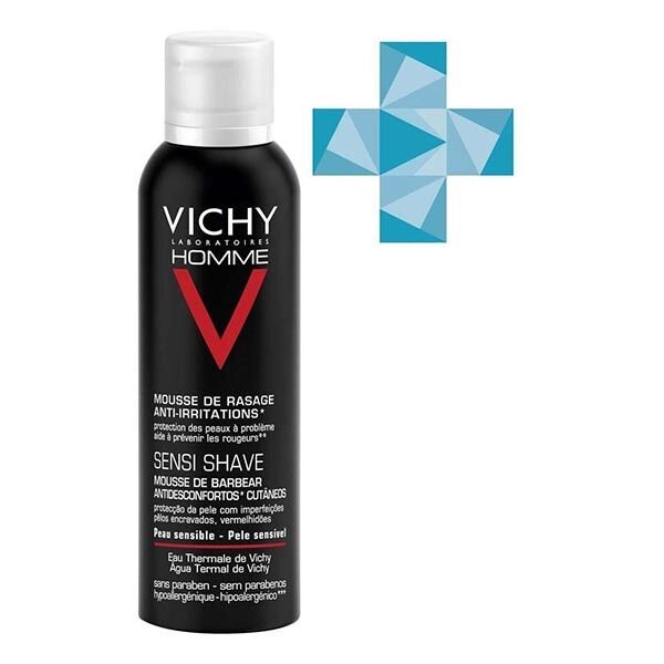 Пена для бритья против раздражения кожи Homme Vichy/Виши 200мл от компании Admi - фото 1