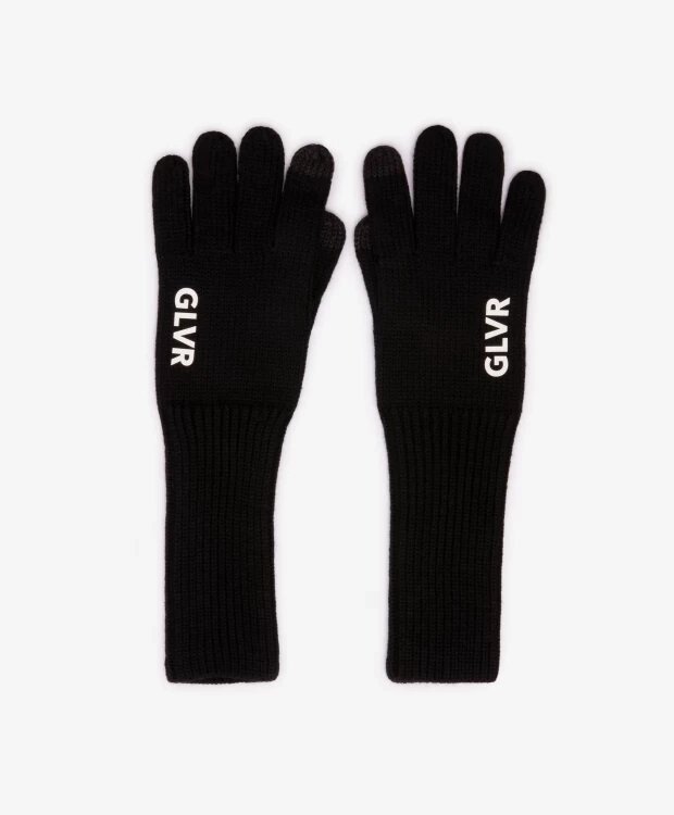 Перчатки вязаные черные Gulliver (18) от компании Admi - фото 1
