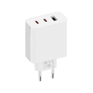 Сетевое зарядное устройство +кабель Xiaomi Mi 67W Gan Charger 2C1A USB+2Type-C белый