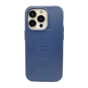 Противоударная пластиковая накладка UAG Civilian MagSafe для iPhone 14 Pro синий