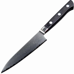 Нож кухонный универсальный Sakai Takayuki, сталь VG-10 Damascus, рукоять pakka wood