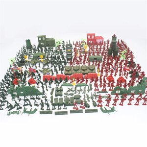 330 шт. Военный пластиковая модель игровой набор игрушечные солдатики фигурки и аксессуары детские игрушки