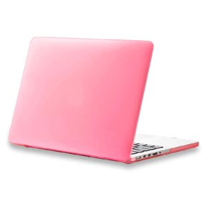 Пластиковый чехол Gurdini HardShell Case для Macbook Air 13.6(2022) матовый розовый