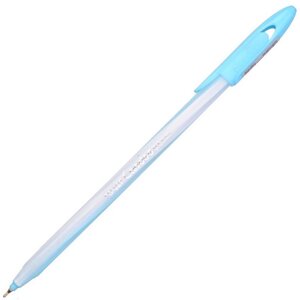 Ручка шариковая Flexoffice Candee 0, 6 мм синяя, корпус голубой арт. FO-027LBB BLUE