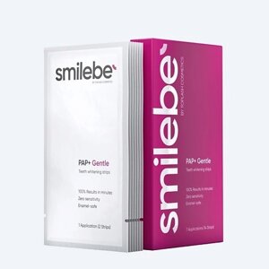 SMILEBE BY TOPLASH Отбеливающие полоски для чувствительных зубов PAP+Gentle 28 полосок 14.0