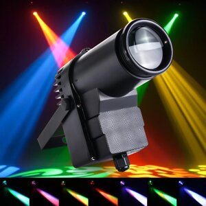 30W RGBW LED DMX512 Stage Light Pinspot Beam Spotlight 6CH Для DJ DISCO Party KTV