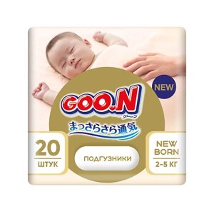 GOO. N Подгузники Soft 1/NB (2-5 кг) 20