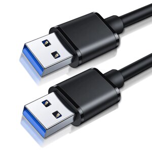 ESSAGER USB-кабель-удлинитель «папа-папа» USB3.0 Core Провод 0,5 м/1M/2 м длинный кабель для передачи данных для ноутбук
