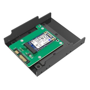 Плата адаптера твердотельного диска SATA к MSATA Интерфейс SATA Плата расширения SSD для ПК