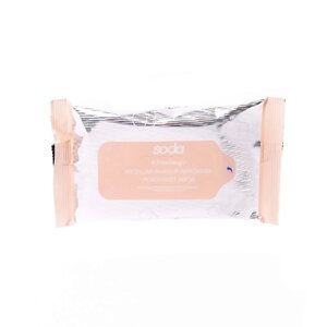 SODA Влажные салфетки для снятия макияжа с мицеллярной водой (персик)